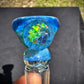 14 mm Blue stardust color with cold worked opal