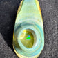 Cold worked opal pendant
