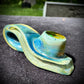 Cold worked opal pendant